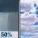 Friday: A chance of rain showers before 10am. Mostly cloudy. High near 53, with temperatures falling to around 50 in the afternoon. North wind 5 to 10 mph, with gusts as high as 20 mph. Chance of precipitation is 50%. New rainfall amounts between a quarter and half of an inch possible. Friday: Chance Rain Showers then Mostly Cloudy