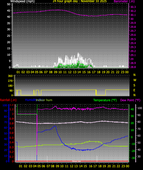 24 Hour Graph for Day 10