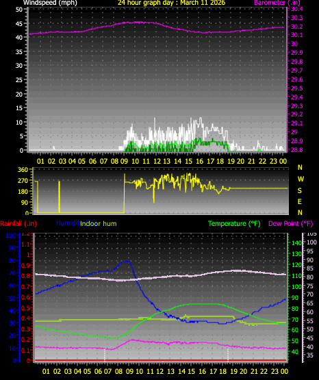 24 Hour Graph for Day 11