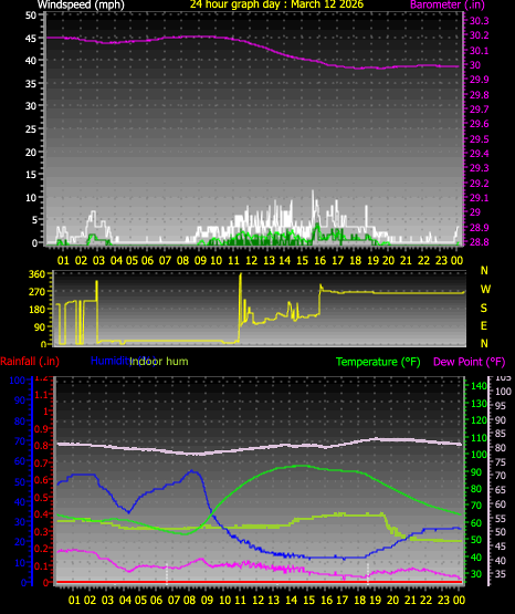24 Hour Graph for Day 12