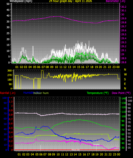 24 Hour Graph for Day 11