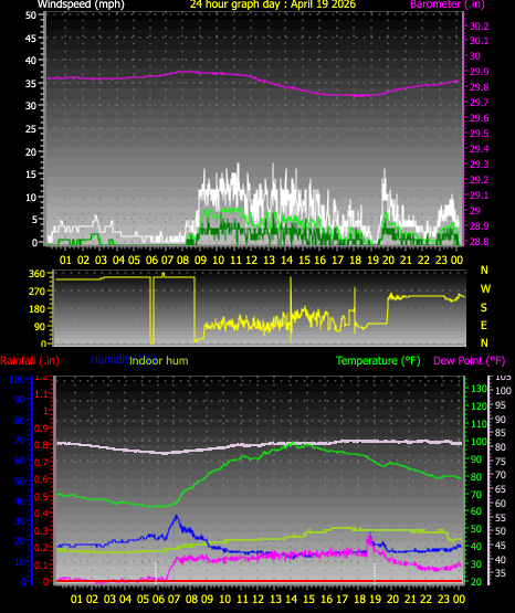 24 Hour Graph for Day 19