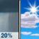 Friday: Slight Chance Rain Showers then Mostly Sunny