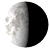 Waning Gibbous, 21 days, 0 hours, 5 minutes in cycle